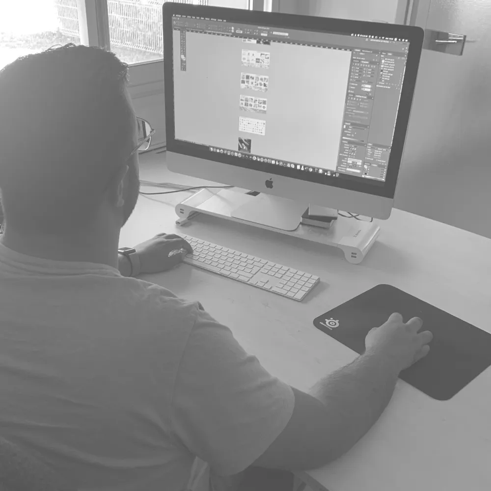 Anthony Mesquita au travail