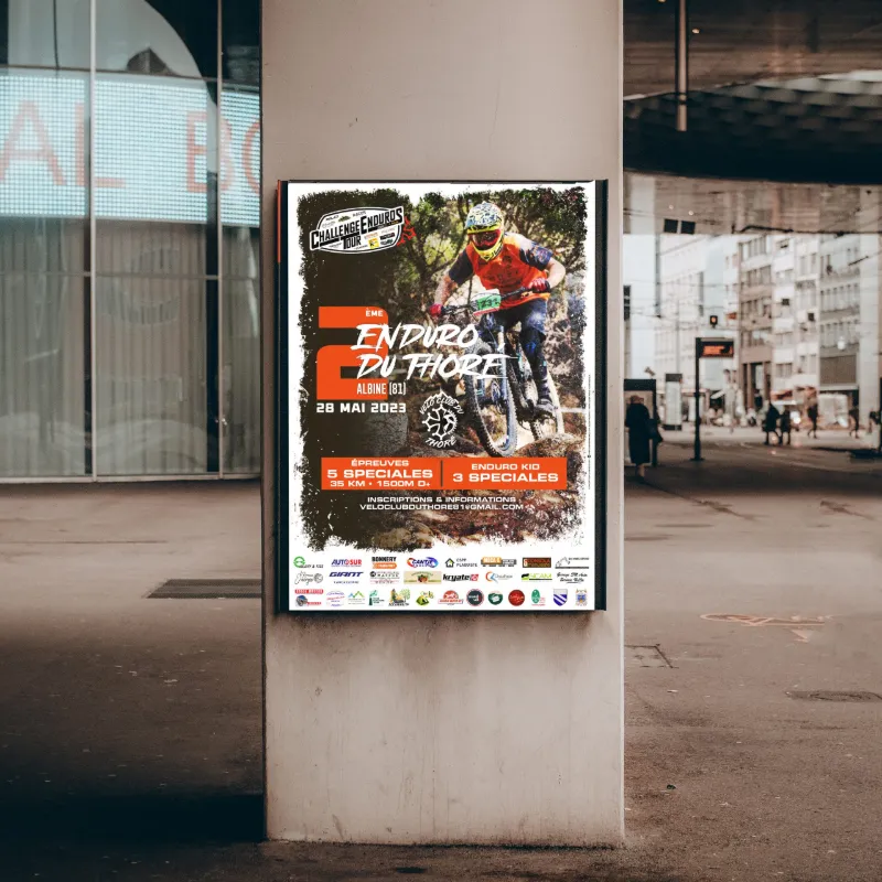 Affiche de l'Enduro du Thoré
